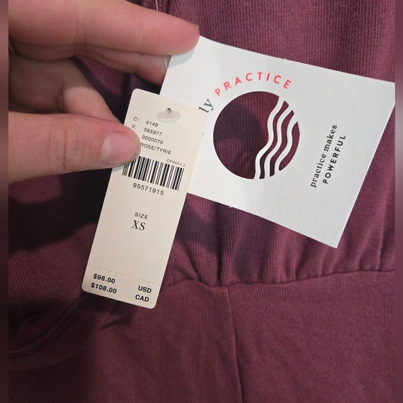 Daily Practice by Anthropologie Crew Neck Bodysuit - Picture 5 of 6